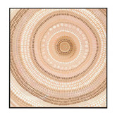 Belle Avenue Sand Bands Framed Wall Art