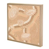 Belle Avenue Journey Lines  Framed Wall Art