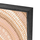 Belle Avenue Sand Bands Framed Wall Art