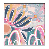 Belle Avenue Indra Garden Framed Canvas Wall Art