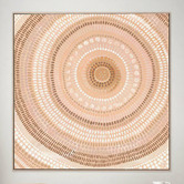Belle Avenue Sand Bands Framed Wall Art