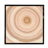 Belle Avenue Sand Bands Framed Wall Art