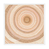 Belle Avenue Sand Bands Framed Wall Art