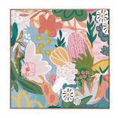 Belle Avenue Zale Garden Framed Canvas Wall Art