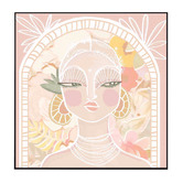 Belle Avenue Soft Benita Framed Canvas Wall Art