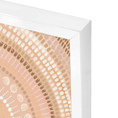 Belle Avenue Sand Bands Framed Wall Art
