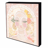 Belle Avenue Soft Benita Framed Canvas Wall Art