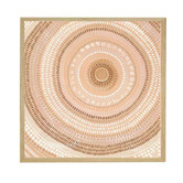 Belle Avenue Sand Bands Framed Wall Art