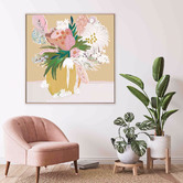 Belle Avenue Varuna Bouquet Framed Canvas Wall Art