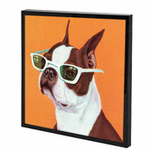 Belle Avenue Smart Frenchie Framed Printed Wall Art