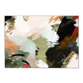 Belle Avenue Compass Abstract Framed Canvas Wall Art