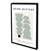 Belle Avenue Sage Decoupe Framed Wall Art