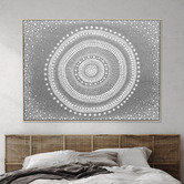 Belle Avenue Butuwang Mirriiyn Yurrung Framed Canvas Wall Art