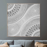 Belle Avenue Nayiri Bami Nyara Framed Canvas Wall Art