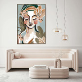 Belle Avenue Felicia Framed Canvas Wall Art