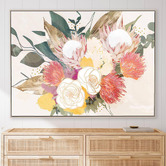 Belle Avenue Meadow Bouquet Canvas Wall Art
