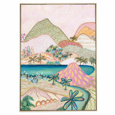 Belle Avenue Crystal Cove Canvas Wall Art