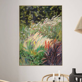 Belle Avenue Shrubs Canvas Wall Art