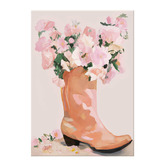 Belle Avenue Cowgirl Bouquet Canvas Wall Art