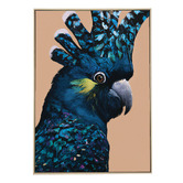 Belle Avenue Jewel Parakeet Canvas Wall Art