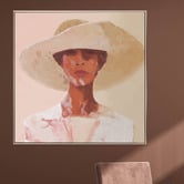 Belle Avenue Blush Southern Bell Canvas Wall Art