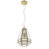 Bright Sea Lighting Brass Espada 1 Light Metal Pendant