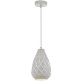 Bright Sea Lighting Vulkan 1 Light Iron Pendant