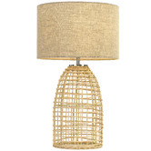 Bright Sea Lighting Oasis Rattan Table Lamp