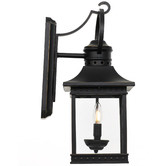 Bright Sea Lighting Black Rafael Metal Wall Light