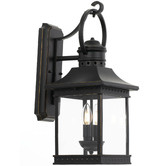 Bright Sea Lighting Black Rafael Metal Wall Light