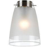 Bright Sea Lighting Lydia Frosted Glass Batten Fix Ceiling Light