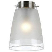 Bright Sea Lighting Lydia Frosted Glass Batten Fix Ceiling Light