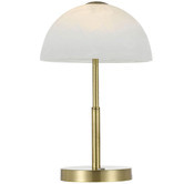 Bright Sea Lighting 41cm Marla Iron &amp; Glass Touch Table Lamp