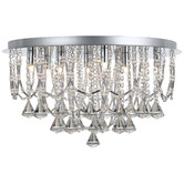 Bright Sea Lighting Chrome Sandro 9 Light Chandelier