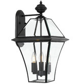 Bright Sea Lighting Black Rye Outdoor Wall Light
