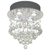 Bright Sea Lighting Edith 4 Light Flush Mount Chandelier
