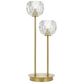 Bright Sea Lighting Zaha Crystal 2 Light Table Lamp