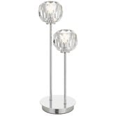 Bright Sea Lighting Zaha Crystal 2 Light Table Lamp