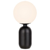Bright Sea Lighting Syn Iron &amp; Frosted Glass Table Lamp