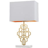 Bright Sea Lighting Argo Marble &amp; Metal Table Lamp