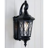 Bright Sea Lighting Black Brinley Outdoor Wall Light