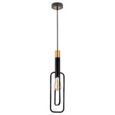Bright Sea Lighting Keelan 12cm Rectangular Metal Pendant Light