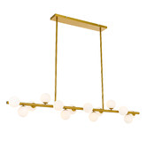 Bright Sea Lighting Kilby Iron 14 Light Linear Pendant