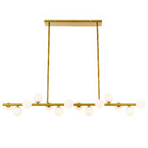 Bright Sea Lighting Kilby Iron 14 Light Linear Pendant