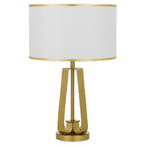 Bright Sea Lighting 60cm Laila Metal &amp; Fabric Table Lamp