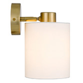 Bright Sea Lighting Orlene Iron Metal &amp; Fabric Wall Light