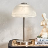 Bright Sea Lighting Jess Frosted Glass LED Touch Table Lamp