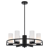 Bright Sea Lighting Cassius 6 Light Metal &amp; Glass Pendant