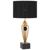 Bright Sea Lighting Toluca Iron Marble Table Lamp