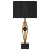 Bright Sea Lighting Toluca Iron Marble Table Lamp